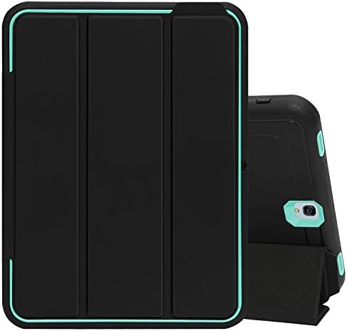 Top Munster Samsung Galaxy Tab S3 9.7 Case(SM-T820 SM-T825 Version ONLY),3In1 PC+TPU+PU Hybrid [Soft&amp;Hard] Kickstand Heavy Duty Shockproof Full-body Protective Auto Wake/Sleep Cover Case,Light Blue