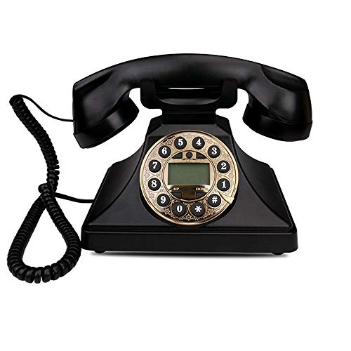 Preisvergleich Produktbild RMXMY Weinlesefestnetztelefonbüro der antiken drehbaren dekorativen Verzierung der Retro- Weinlese der Art und Weise Retro (Farbe : B)