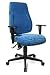 Produktbild Topstar LT0BK K86 Bürostuhl Lady Sitness blau-gemustert mit höhenverstellbaren Armlehnen