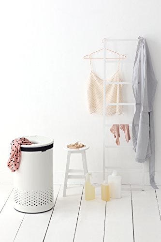 Brabantia 105142 Wäschebox 60 L Kunststoffdeckel, weiß - 7