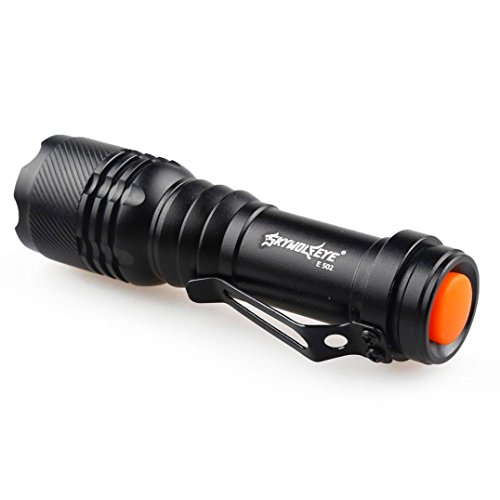 zolimx 5000lm CREE Q5 AA/14500 3 modos de zoom LED linterna antorcha Super brillante Perfecta para Ciclismo,Camping, Montañismo