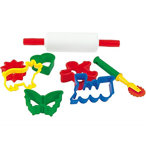 Dantoy 4239 Küchenspielzeug Ausstechformen mit Ausroller