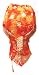 Produktbild Doktor Hardstuff Biker Bandana Cap - Paisley Orange Batik