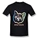 Produktbild Dzzlee Clothes Herren T-Shirt Gr. L, Schwarz - Schwarz