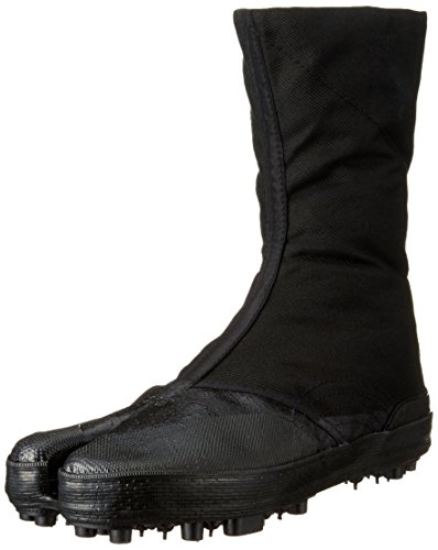 Preisvergleich Produktbild Marugo Japanische Tabi Spike-Schuhe Schwarz mit 10 Clips