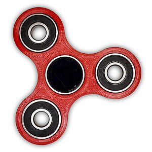 Fidget Hand Spinner - Stress Reducer, Stress Relief, Autism - RED WITH BLACK RING Fidget Hand Spinner - Stress Reducer, Stress Relief, Autism - RED WITH BLACK RING