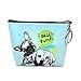 Produktbild Damen Frauen Mädchen Printing Dog Snacks Geldbörse Brieftasche Tasche Ändern Pouch Key Halter (B)