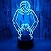 Produktbild 3D Volleyball Illusion Lampe LED Nachtlicht Lampe Art Deco Cute 7 Farbe Touch Schalter LED Nachtlichter USB Kabel Kinder Beleuchtung Für Baby Schlafen Nachtlichter