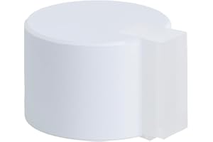 EVI Herrajes | Fermaporta nero adesivo | Ø28 x 20 mm | Acciaio inossidabile con gomma protettiva | per interni ed esterni| protezione per porta | 04019328BBL