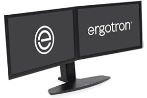 ERGOTRON Neo-Flex Dual LCD Monitor Lift Stand - Pied pour 2 écrans LCD - Noir - Taille d'écran : jusqu'à 24 Pouces