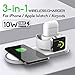 Produktbild CHARGER DOCK 3 in 1 Wireless Ladestation QI Wireless Ladestation für Apple Watch Serie 3/2/1 / iPhone XS/XS MAX/XR/X / 8/8 Plus/AirPods/Samsung S10 / S9 / S8 / Note 9 8