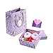 Produktbild BESTOYARD Kuchen Swiss Roll Mikrofaser Handtuch mit Geschenkbox Valentinstag Geschenk (rosa Faser Geschenkbox mit Handtasche und Grußkarte)