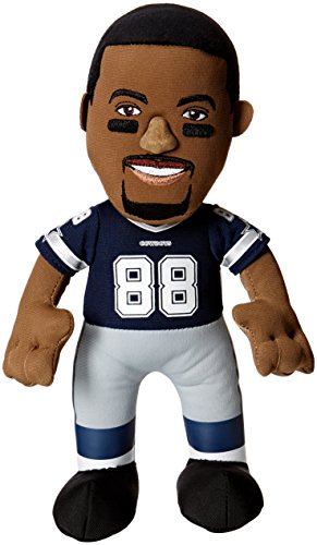 NFL Dallas Cowboys Dez Bryant Player Plush Doll, 6.5-Inch x 3.5-Inch x 10-Inch, Blue