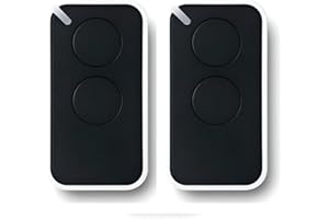 ALISONTECH 2 x Era-Inti Télécommande Motorisation Portail Porte de Garage 433,92MHz 2 Touches Garantie de 3 Ans