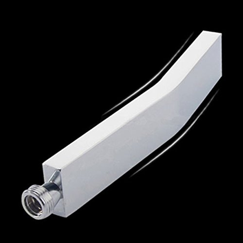 DSIKER Wellness Hoher Druck Duschkopf,1 Jet Brausekopf,massiv Messing verchromt,Wellnessbrause, Brausekopf,moderne Handbrause wasserfall Badezimmer anti-kalk-Düsen Duschkopf (silber) - 8