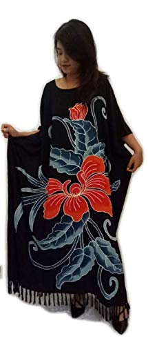 Preisvergleich Produktbild Cool Kaftans - Neu Erstaunlicher Orchideen Blumen Kaftan Kleid Weich