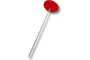 AGRI plus Lot de 12 clous non tissés de 33 cm - Clous métalliques de qualité supérieure en acier galvanisé - Idéal pour la fixation de non-tissé de paille et de foin - Réutilisables - Résistants aux