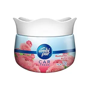 Ambi Pur Car Freshener Gel, Romantic Rose, 75 g