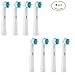 Produktbild U-Prime® Ersatz Aufsteckbürsten,kompatibel mit Braun Oral-B Precision Clean/Flexisoft EB17-4(SB-17A)Aufsteckbürsten(für elektrische Zahnbürsten),8 Stück( 2er-Pack).