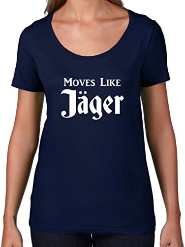 Moves Like Jager - Womens Scoop Neck T-Shirt - 7 Colours