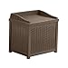 Produktbild Suncast SSW1200 Mokka Resin Wicker 22-Gallon Lagersitz