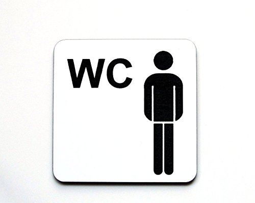 WC enseigne, Mesdames et Messieurs, plaque, plaque de porte 00, toilettes