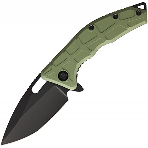 Preisvergleich Produktbild Heretic Knives H0094AGR Martyr Schwarz Grün