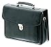 Produktbild Stanford - Leder-Aktentasche - 41x30x16 cm, Organizer, Laptopfach 15" - 1,7 kg - schwarz
