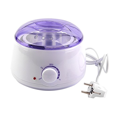 Wax Warmer Pot Wax Heater Machine Paraffin Handle Professional Portable Leg Body Beauty Salon Home 500ML Waxing Warmer Purple