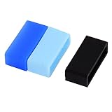 3 Stk Gummi Uhrenarmband Halte Bewahrer Schnalle Ringschleife 15mm Bügel Breite