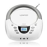 ✿ Tragbarer CD Player ist ein Multifunktions ghettoblaster, für Kinder und Erwachsene erhältlich.