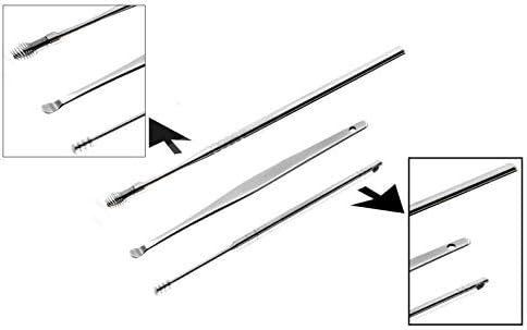 Inspiration High Quality 2 in 1 Ear Wax Pick Earpick Curette Wax Removal Remover Cleaner Home Tool Earpick 3pcs Kit) by Inspiration Industry NY