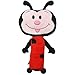 Childrens Car Seat Belt Buddies Soft Toy Pet Travel Pillow - Ladybug
