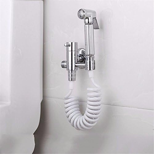 WHLHS The Rinse, Wash, Maternal Kit 2-Way Angle Valve Pressure Spray Gun Fittings Flush Toilets For Women And Is Packaged In The Right Bracket - Full Copper B Kit Showers &amp; Shower Parts