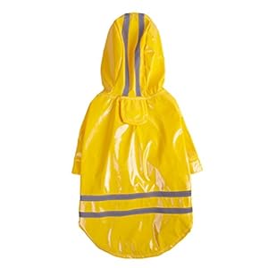 Ueetek – Abrigo impermeable para perro, reflectante