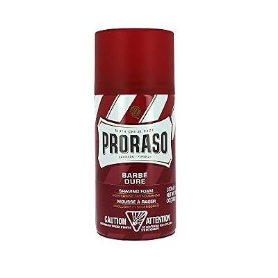 PRORASO mousse à raser barbe dure 300ml