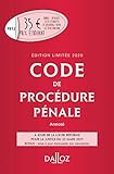 Code de procédure pénale 2020 annoté. Édition limitée - 61e éd.