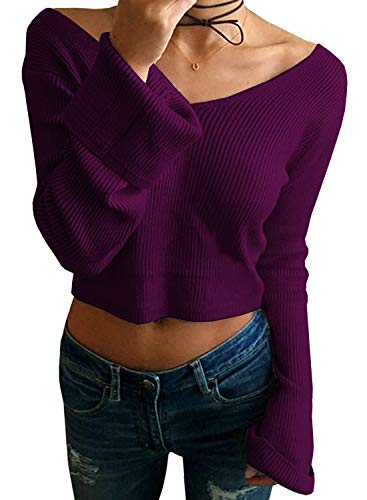 Preisvergleich Produktbild Doballa Damen Pullover Gr. Einheitsgröße (32 / 38 DE), Traubensaft
