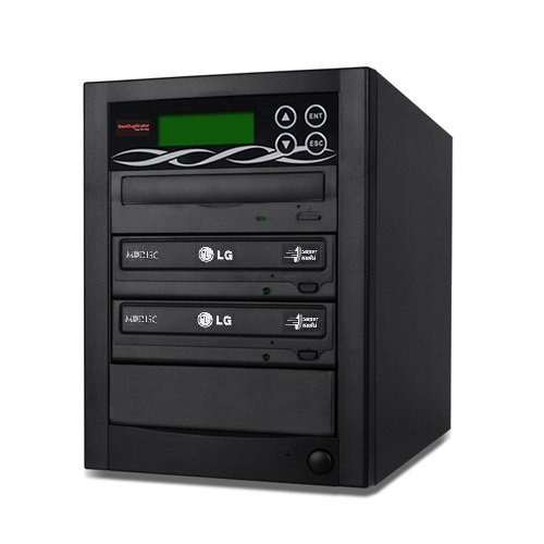 BestDuplicator Bd-Lg-2T 2 Target 24X Sata Dvd Duplicator With Built-In Lg Burner (1 To 2)