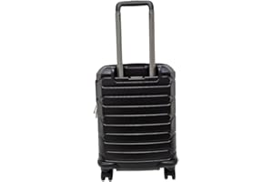 MODORA ABS Hard Shell Suitcase Carry on Travel Bag Luggage TSA Lock Set of 3 (Black, Small (37cm x 23 cm x 54cm))