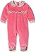Absorba Baby Girls 0-24m Dors Bien Footies, Pink (Mid Pink), 0-3 Months (Manufacturer Size:1 Month)