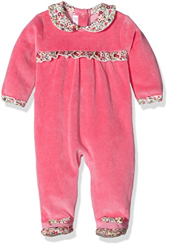 Absorba Baby Girls 0-24m Dors Bien Footies, Pink (Mid Pink), 0-3 Months (Manufacturer Size:1 Month)
