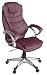 Produktbild MY SIT Profi Bürostuhl ergonomisch mit Armlehnen & hoher Rückenlehne Kunstleder burgunder bis 120kg Chefsessel Drehstuhl Bürosessel Computerstuhl Bürodrehstuhl Drehsessel PC Stuhl moderne Büromöbel