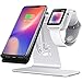 Produktbild Multifunktionskabel-Ladegerät H05-Grey 3 in 1 Aluminum Stand für Apple iWatch Ladestation für Airpods Qi Fast Wireless Charger Dock für iPhone X/8/7/6s Plus Samsung S8
