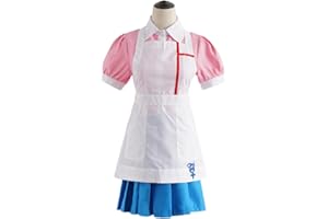 eexuujkl Cute Super Dangan 2 Mikan Tsumiki Cosplay Costume For Cosplay Lovers Easy Care Cotton Cosplay Nurse Uniform Complete Set