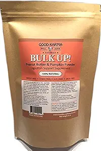 GOOD KARMA NATURALS All Natural Digestion Support, Diarrhea Relief & Anal Gland Health Supplement For Dogs Bulk Up Dog Digestive Fiber Pumpkin Powder - 8Oz Bag