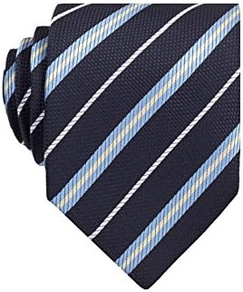 BTIE-009 Tie, Cuff-link, Pin, Handkerchief Gift Box - Dark Navy