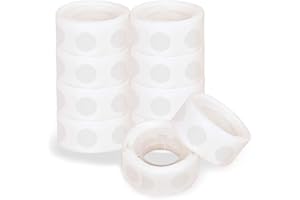 CattleyaHQ 1000 Piezas Globo Puntos Adhesivos, Adhesivo Invisible de Doble Cara, 10 Rollos (100 Piezas por rollo) Colas de Punto para Boda Fiesta de Cumpleaños