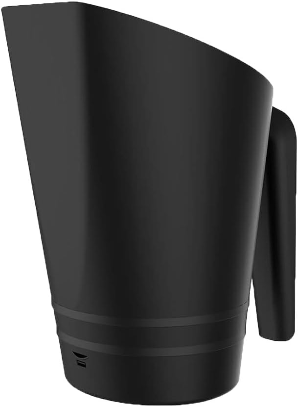 EDA - Pelle à Granulés Jura Montania 1 L - pour 700 gr de Pellets - Noir, 11,8 x 15,8 x 18,2 cm