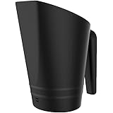EDA - Pala per pellet Jura Montania 1 L - per 700 gr di pellet - Nero, 11,8 x 15,8 x 18,2 cm